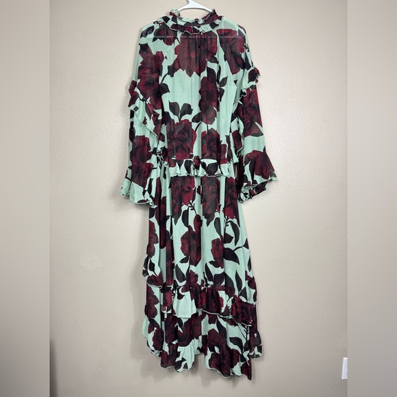 Free People Hearts Run Wild Maxi Dress large EUC H - Picture 8 of 10